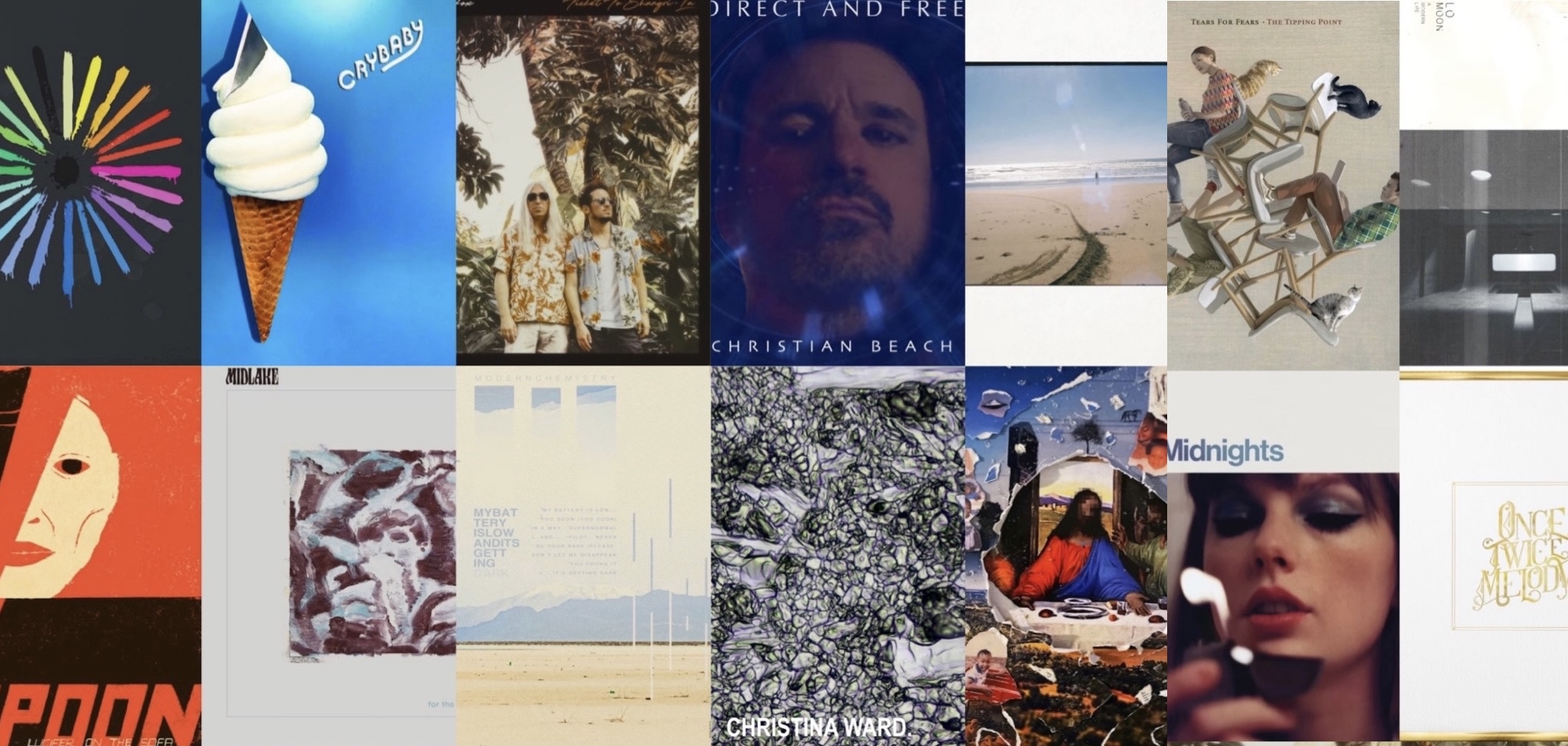 Album art from my favorite albums and EPs of 2022.